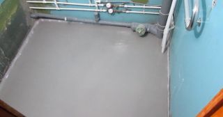 Наливной пол в туалете Тейково, цена от 876 руб.